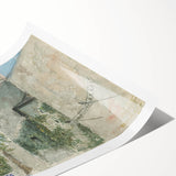 Modern Wall Art - Mansion Study with Rustic Charm