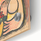 Modern Wall Art - Girl with a Basket of Flowers Print