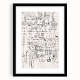 Modern Wall Art - Paul Klee’s Knotted Net Drawing Print