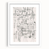 Modern Wall Art - Paul Klee’s Knotted Net Drawing Print