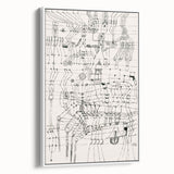 Modern Wall Art - Paul Klee’s Knotted Net Drawing Print