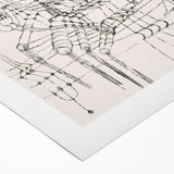 Modern Wall Art - Paul Klee’s Knotted Net Drawing Print