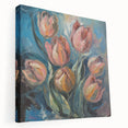 Framed Dining Room Prints - Vibrant Floral Tulip Painting