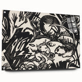 Expressionist Art: Animal Legend Genius by Franz Marc Canvas Print