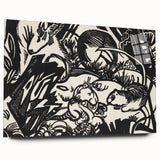 Expressionist Art: Animal Legend Genius by Franz Marc Canvas Print