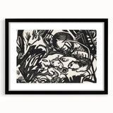 Expressionist Art: Animal Legend Genius by Franz Marc Canvas Print
