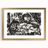 Expressionist Art: Animal Legend Genius by Franz Marc Canvas Print