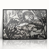 Expressionist Art: Animal Legend Genius by Franz Marc Canvas Print