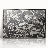 Expressionist Art: Animal Legend Genius by Franz Marc Canvas Print