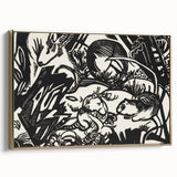 Expressionist Art: Animal Legend Genius by Franz Marc Canvas Print