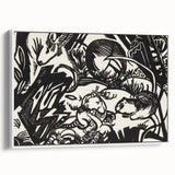 Expressionist Art: Animal Legend Genius by Franz Marc Canvas Print