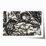 Expressionist Art: Animal Legend Genius by Franz Marc Canvas Print