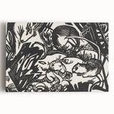 Expressionist Art: Animal Legend Genius by Franz Marc Canvas Print