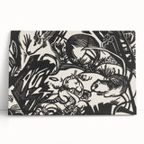 Expressionist Art: Animal Legend Genius by Franz Marc Canvas Print