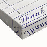 Black and white stretched canvas featuring a detailed landscape painting, ideal for bedroom wall art.