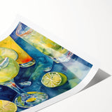 Extra large wall art featuring line art flowers in black on a white background, ideal for large living room decor.