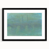 Claude Monet's Waterloo Bridge at Dusk - Impressionist London Art Print