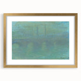 Claude Monet's Waterloo Bridge at Dusk - Impressionist London Art Print