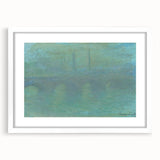 Claude Monet's Waterloo Bridge at Dusk - Impressionist London Art Print