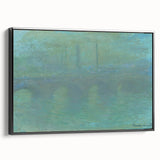 Claude Monet's Waterloo Bridge at Dusk - Impressionist London Art Print