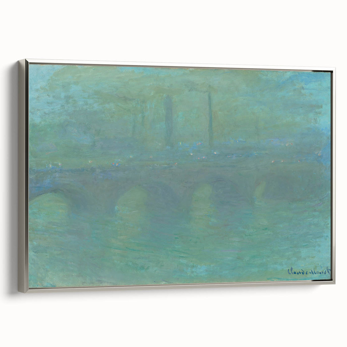 Claude Monet's Waterloo Bridge at Dusk - Impressionist London Art Print