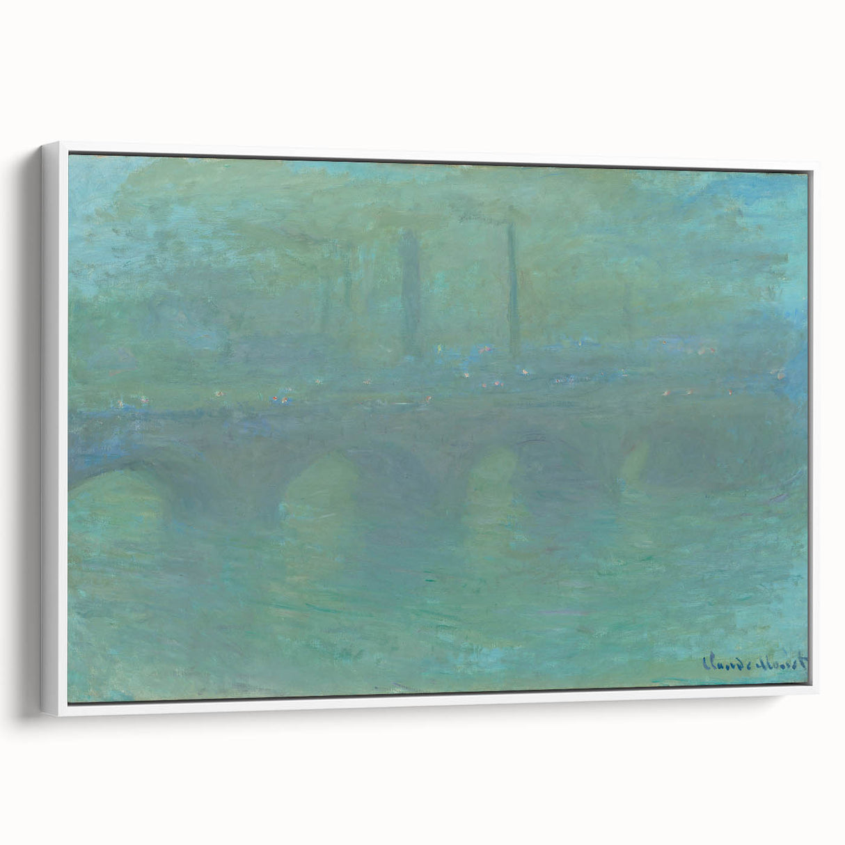 Claude Monet's Waterloo Bridge at Dusk - Impressionist London Art Print