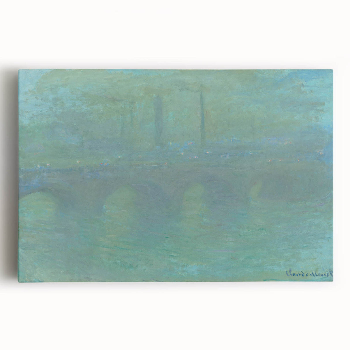 Claude Monet's Waterloo Bridge at Dusk - Impressionist London Art Print