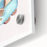 Nursery Wall Art - Wooden Walker Toy Children's Room Decor