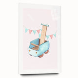 Nursery Wall Art - Wooden Walker Toy Children's Room Decor