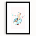 Nursery Wall Art - Wooden Walker Toy Children's Room Decor