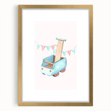 Nursery Wall Art - Wooden Walker Toy Children's Room Decor