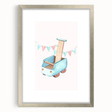 Nursery Wall Art - Wooden Walker Toy Children's Room Decor