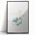 Nursery Wall Art - Wooden Walker Toy Children's Room Decor