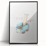 Nursery Wall Art - Wooden Walker Toy Children's Room Decor