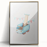 Nursery Wall Art - Wooden Walker Toy Children's Room Decor