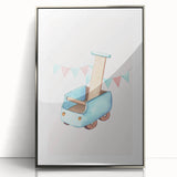 Nursery Wall Art - Wooden Walker Toy Children's Room Decor