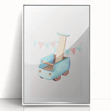 Nursery Wall Art - Wooden Walker Toy Children's Room Decor