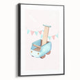 Nursery Wall Art - Wooden Walker Toy Children's Room Decor