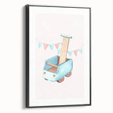 Nursery Wall Art - Wooden Walker Toy Children's Room Decor