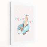 Nursery Wall Art - Wooden Walker Toy Children's Room Decor