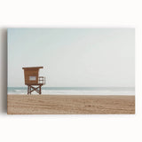 Vibrant landscape canvas artwork depicting serene beaches with soft waves and a clear blue sky, perfect for coastal-themed decor and relaxation spaces.