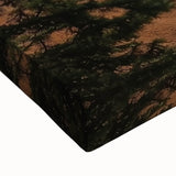 Vibrant close-up of a stretched canvas artwork depicting colorful canyons, showcasing intricate textures and vivid hues, perfect for home decor or art enthusiasts.