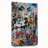 Vibrant Pop Art Wall Art – Colorful True Love Canvas Print