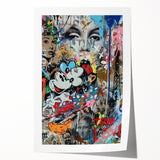 Vibrant Pop Art Wall Art – Colorful True Love Canvas Print