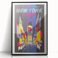 Retro New York Times Square Poster – Vintage Prints & Neon City Art
