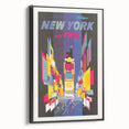 Retro New York Times Square Poster – Vintage Prints & Neon City Art
