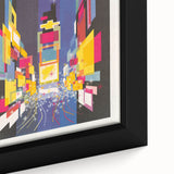 Retro New York Times Square Poster – Vintage Prints & Neon City Art