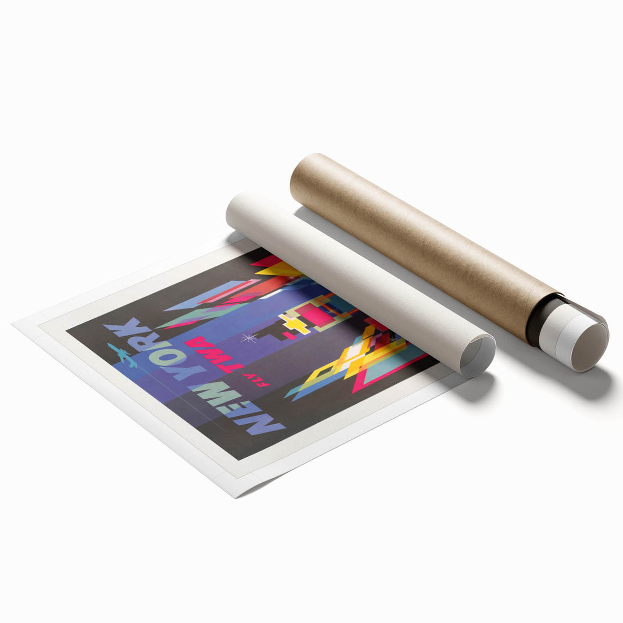 Retro New York Times Square Poster – Vintage Prints & Neon City Art