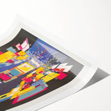 Retro New York Times Square Poster – Vintage Prints & Neon City Art