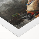 A Fishergirl Baiting Lines Realism Art Print - Winslow Homer Coastal Scene